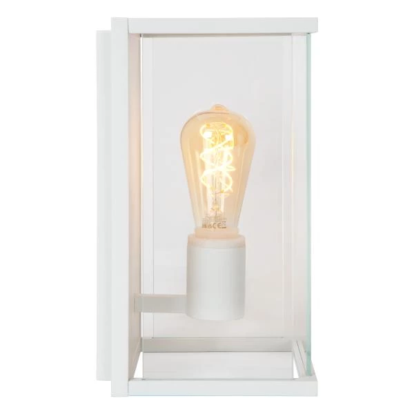 Lucide CLAIRE - Wall light Indoor/Outdoor - 1xE27 - IP54 - White - detail 2